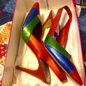 BCBGirls, size 7m, red,blue,green,yellow